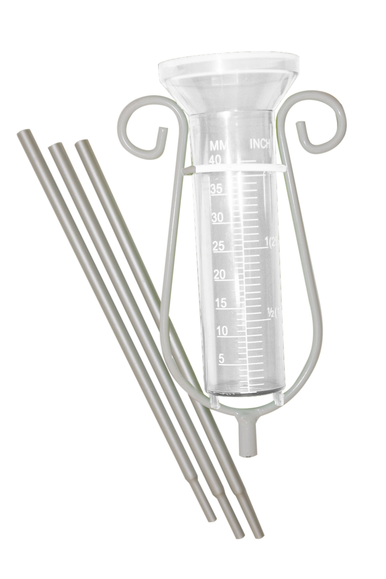 Nature Regenmeter op Standaard - Regen- en Thermometers - Transparant