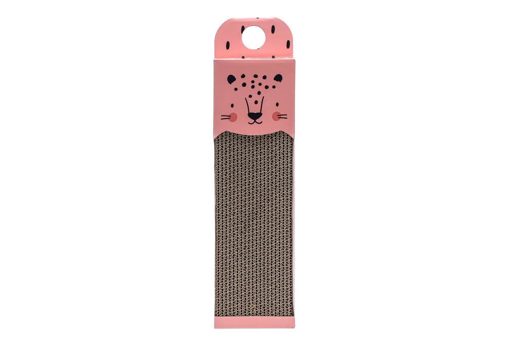 Beeztees Luipaard - Krabplank - Roze - 1x45x1 cm Beeztees Luipaard - Krabplank - Roze - 1x45x1 cm