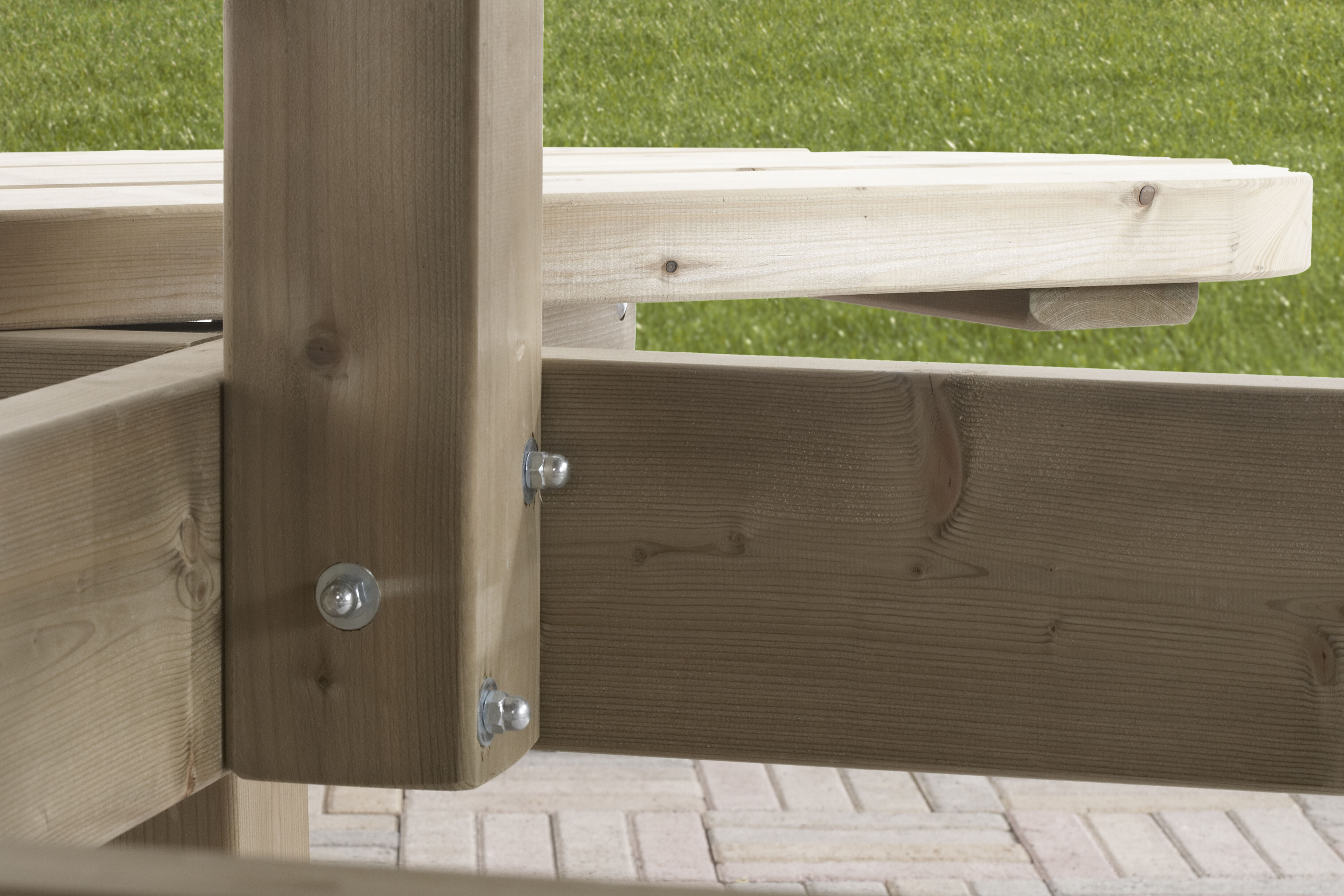 Talen Rond  - Picknicktafel - 1x1x76 cm