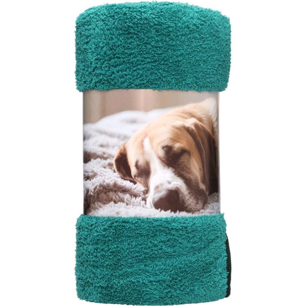 Jayla - Fleece Hondendeken - Groen - 30x17x17 cm - 1 maat