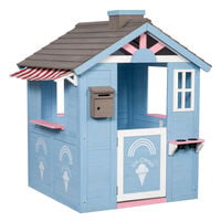 Swing King Icecream - Speelhuisje - 27 Kilogram - Blauw - Hout