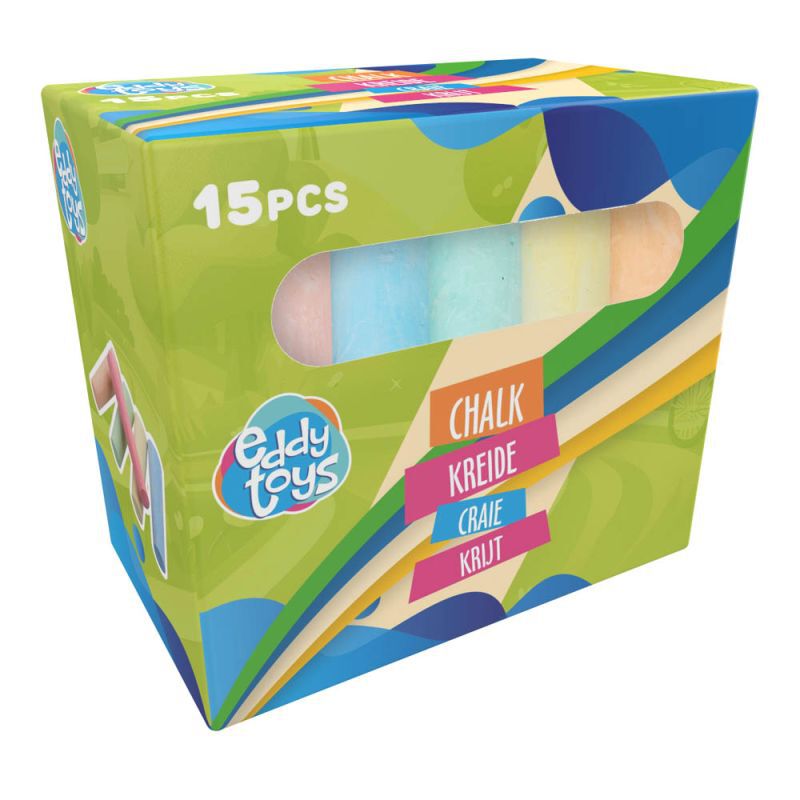 Eddy Toys 15 delig - Krijt