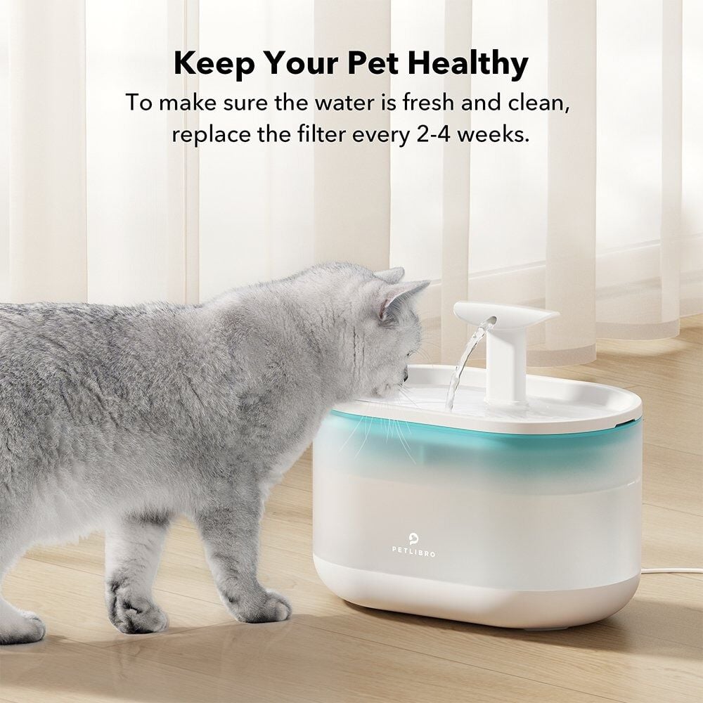 PETLIBRO Capsule Waterfontein - Vervangingsfilter - Zwart/Wit - 7.5x19x9.2 cm
