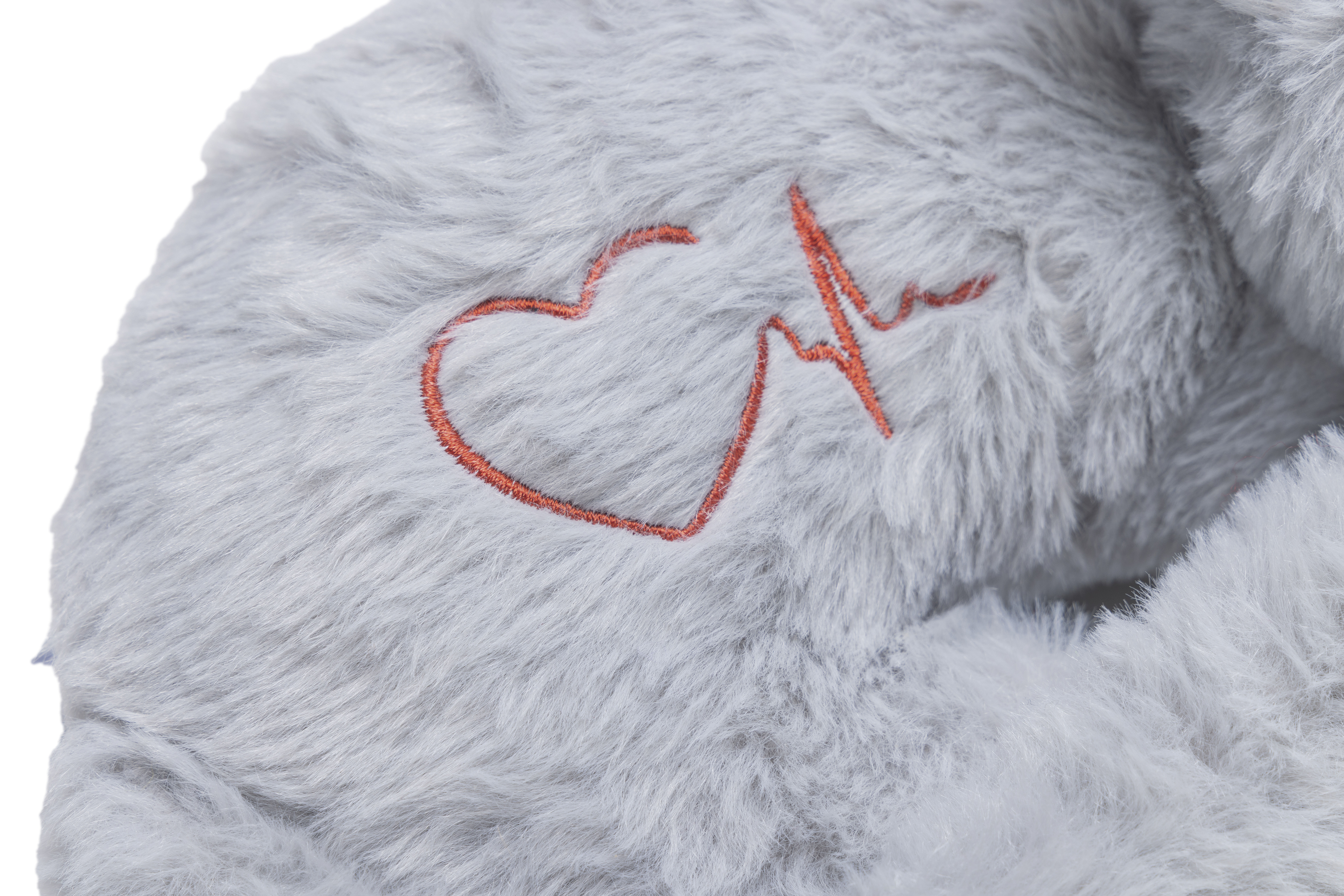 Beeztees Heartbeat Pur - Kitten Knuffel - Grijs