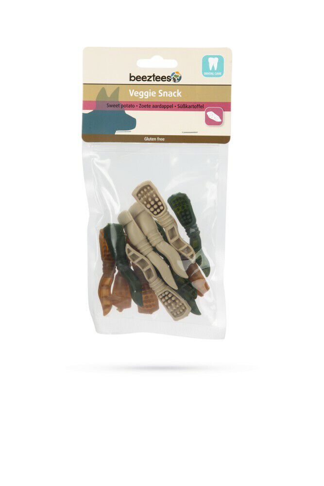 Beeztees Veggie Tandpasta - Hondensnack - 12 Stuks - Zoete aardappel Beeztees Veggie Tandpasta - Hondensnack - 12 Stuks - Zoete aardappel