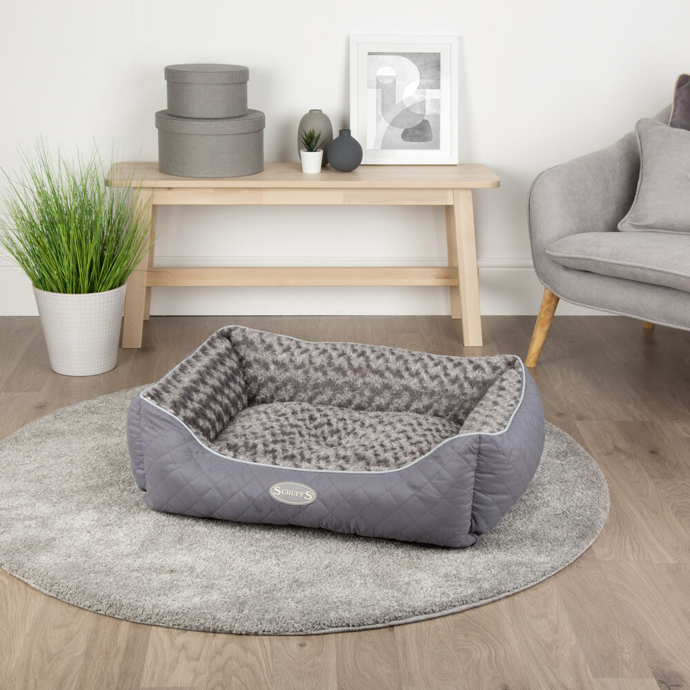 Scruffs Wilton - Hondenkussen - grijs - 1x70x100 cm - L