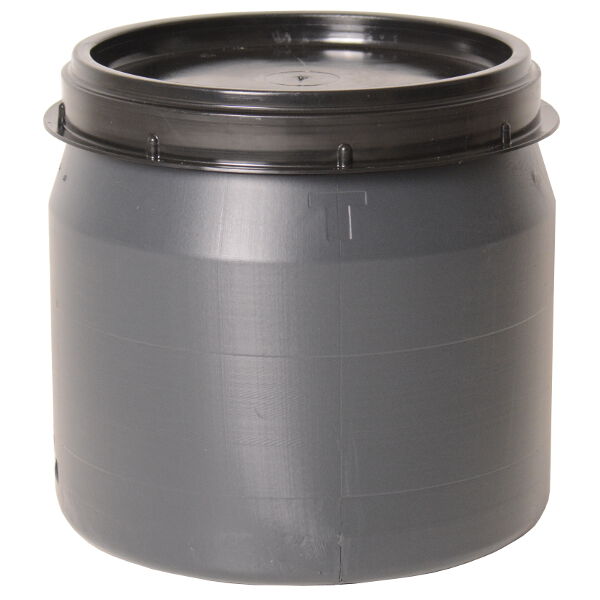 Voerton - Met schroefdeksel - 25 Liter - Grijs Voerton - Met schroefdeksel - 25 Liter - Grijs