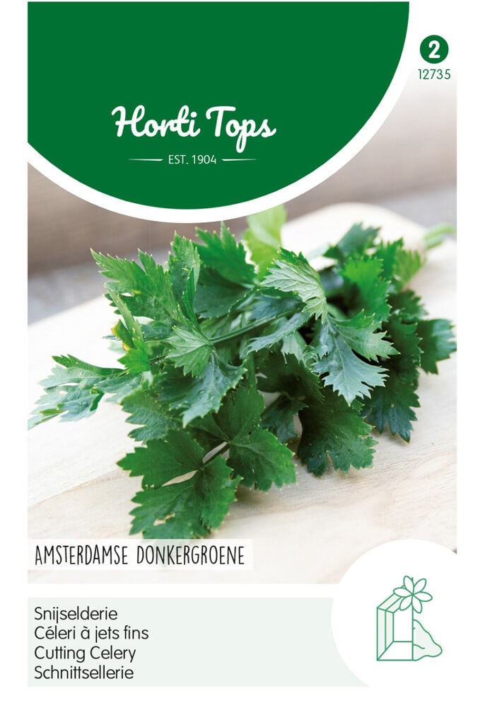 Hortitops Snijselderij Apium graveolens var. secalinum Amsterdamse Donkergroene - Groentezaden