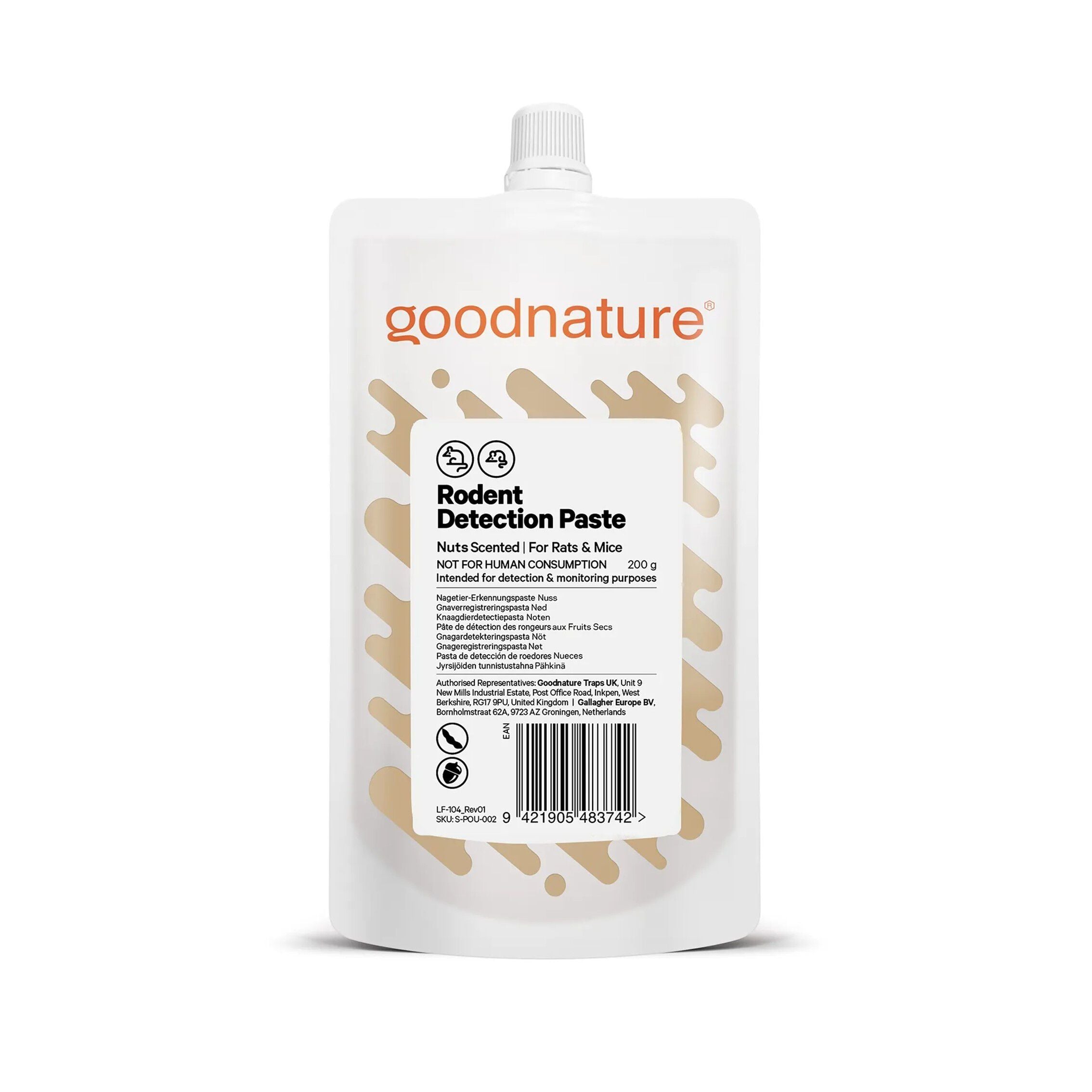 GoodNature Pindakaas Knaagdierdetectiekaarten - Lokaas - Ongediertebestrijding GoodNature Pindakaas Knaagdierdetectiekaarten - Lokaas - Ongediertebestrijding
