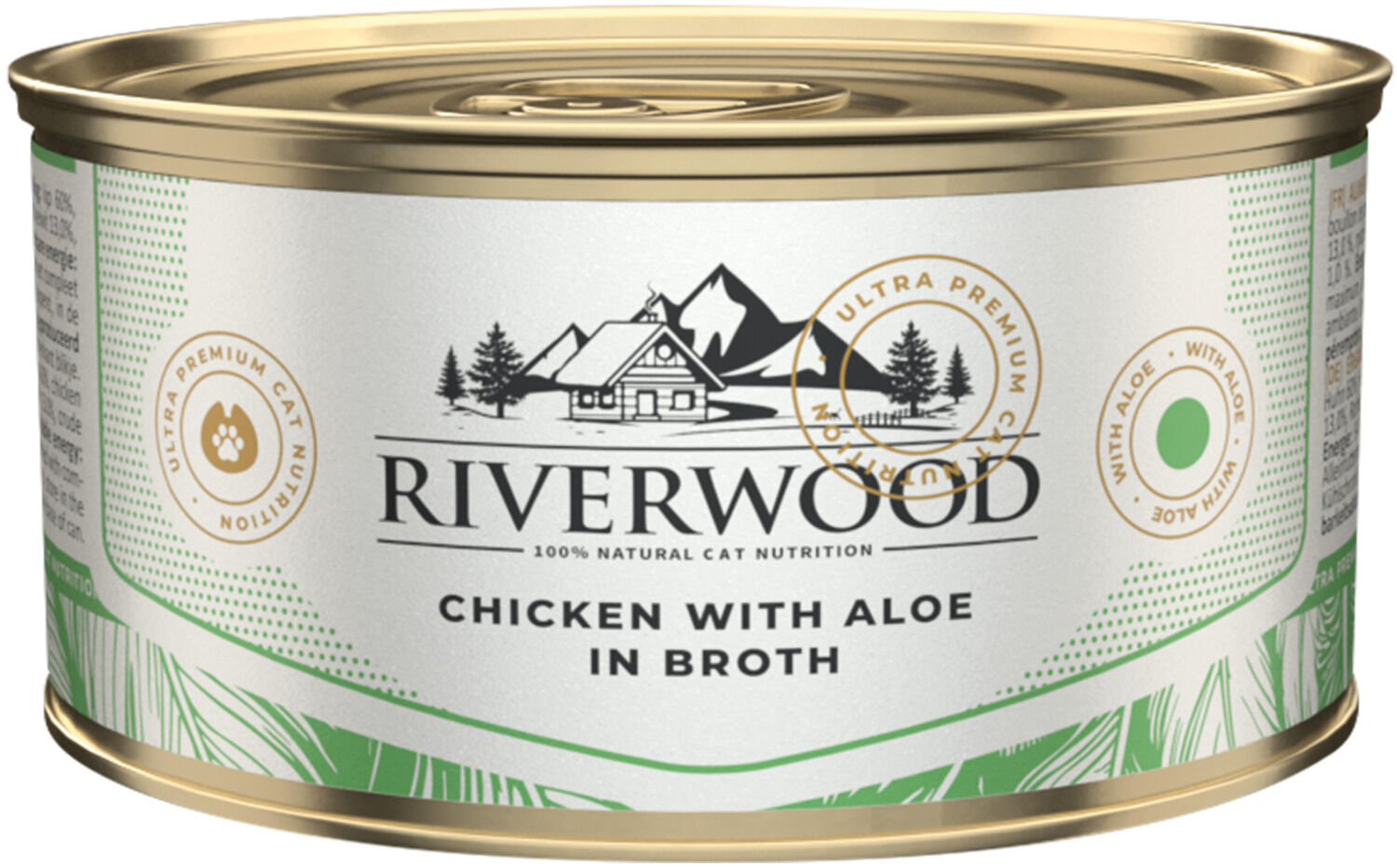 Riverwood Blik - Kattenvoer - 85 Gram - Aloe Riverwood Blik - Kattenvoer - 85 Gram - Aloe