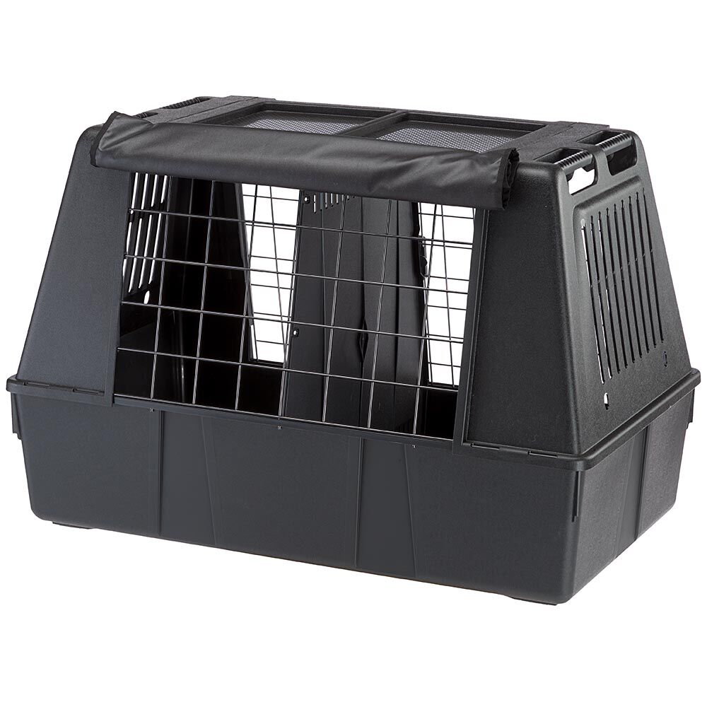 Ferplast Atlas Scenic 100 - Autobench hond - Zwart - 66x100 cm - L