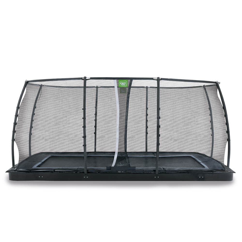 Exit Dynamic - Groundlevel trampoline - Zwart - 305x519 cm