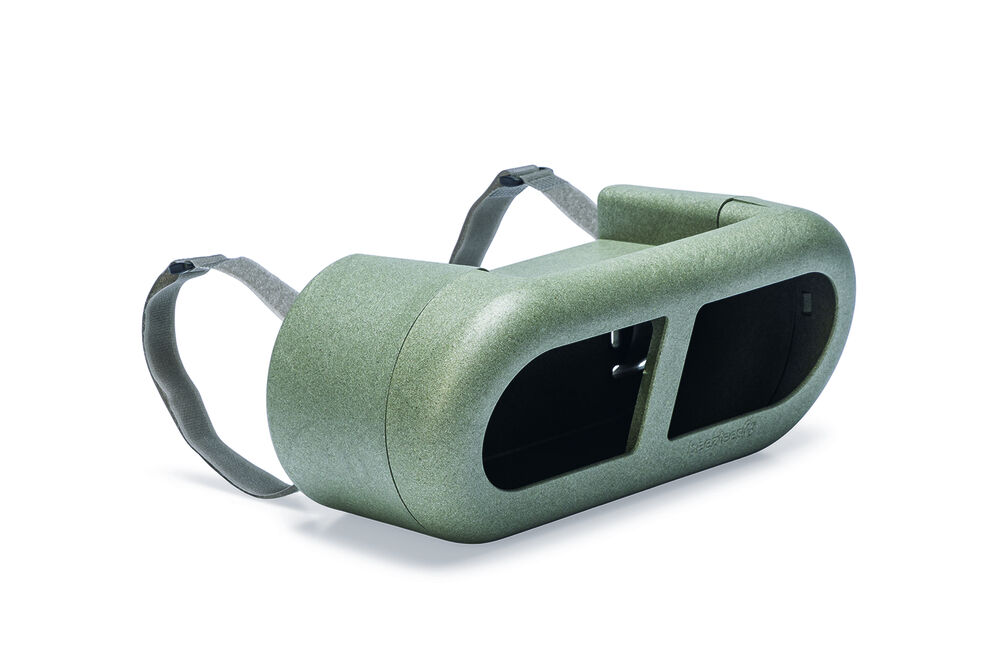 Beeztees - Kippenvoerbak - Grijs Groen - 30x13x14 cm