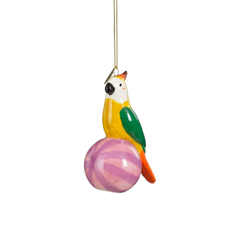 Mica Decorations Papegaai - Kerstornament - Geel - 7x51x510.5 cm Mica Decorations Papegaai - Kerstornament - Geel - 7x51x510.5 cm