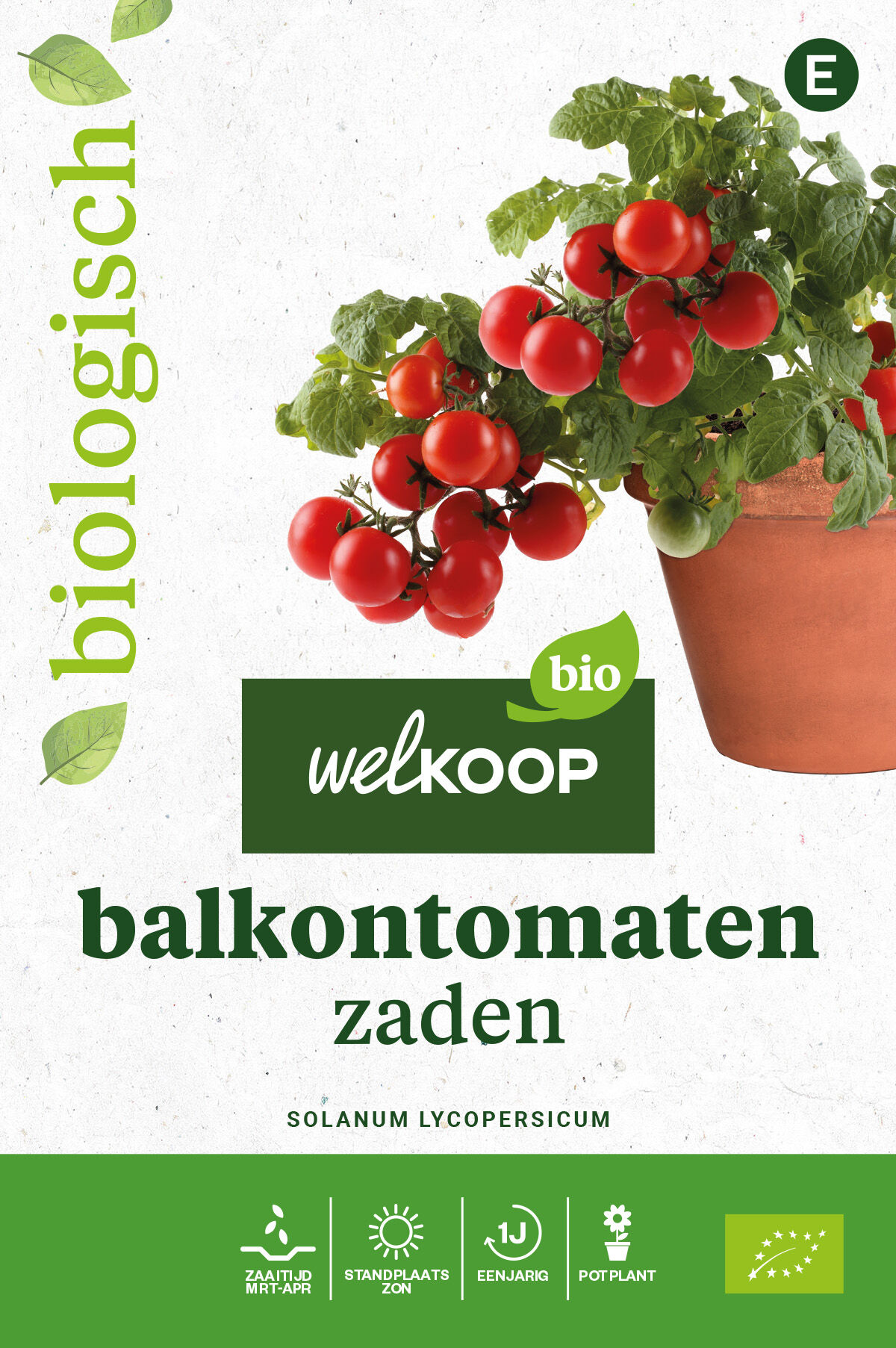 Welkoop Bio - Balkontomaten Zaden Welkoop Bio - Balkontomaten Zaden