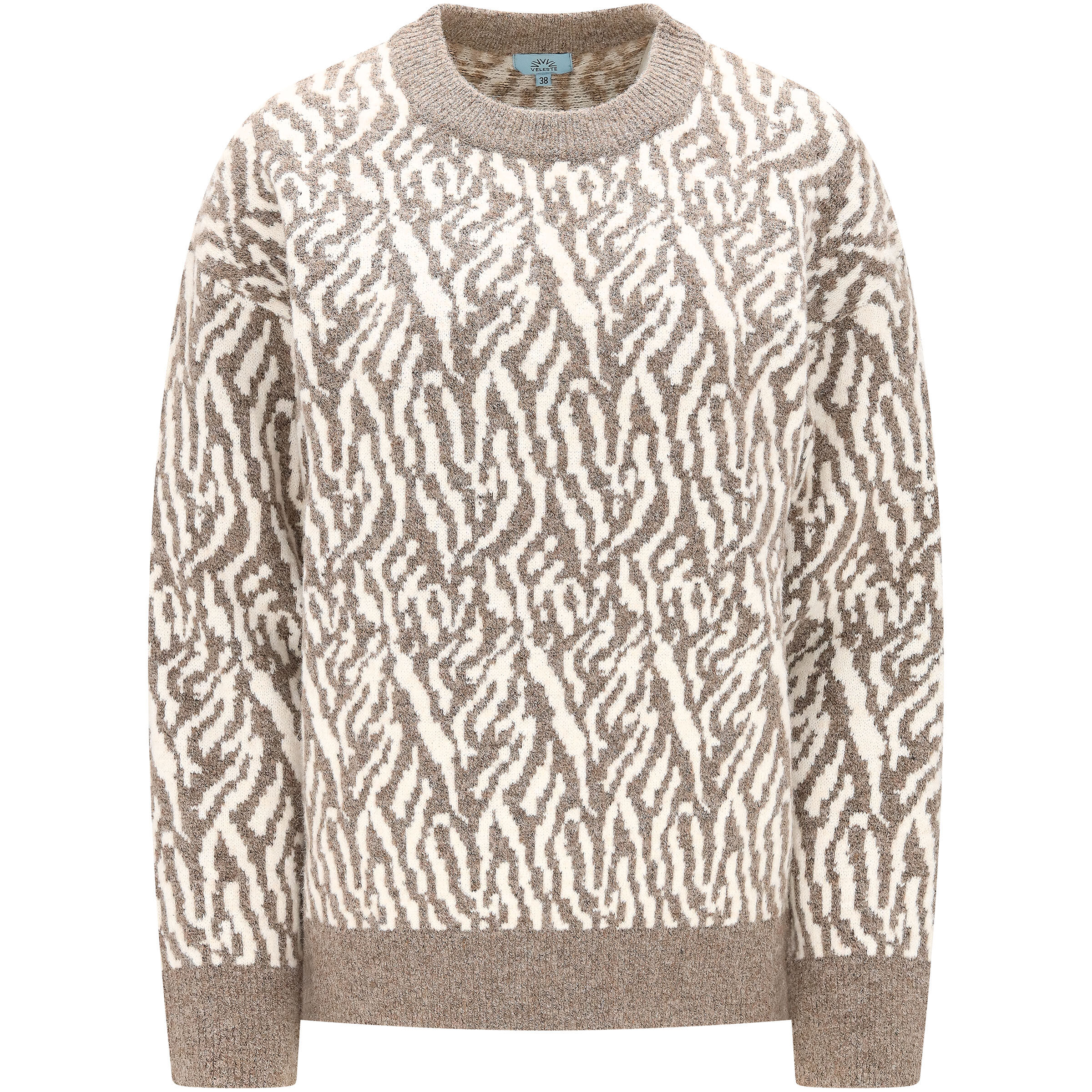 Veleste Mila - Trui - Taupe - 36