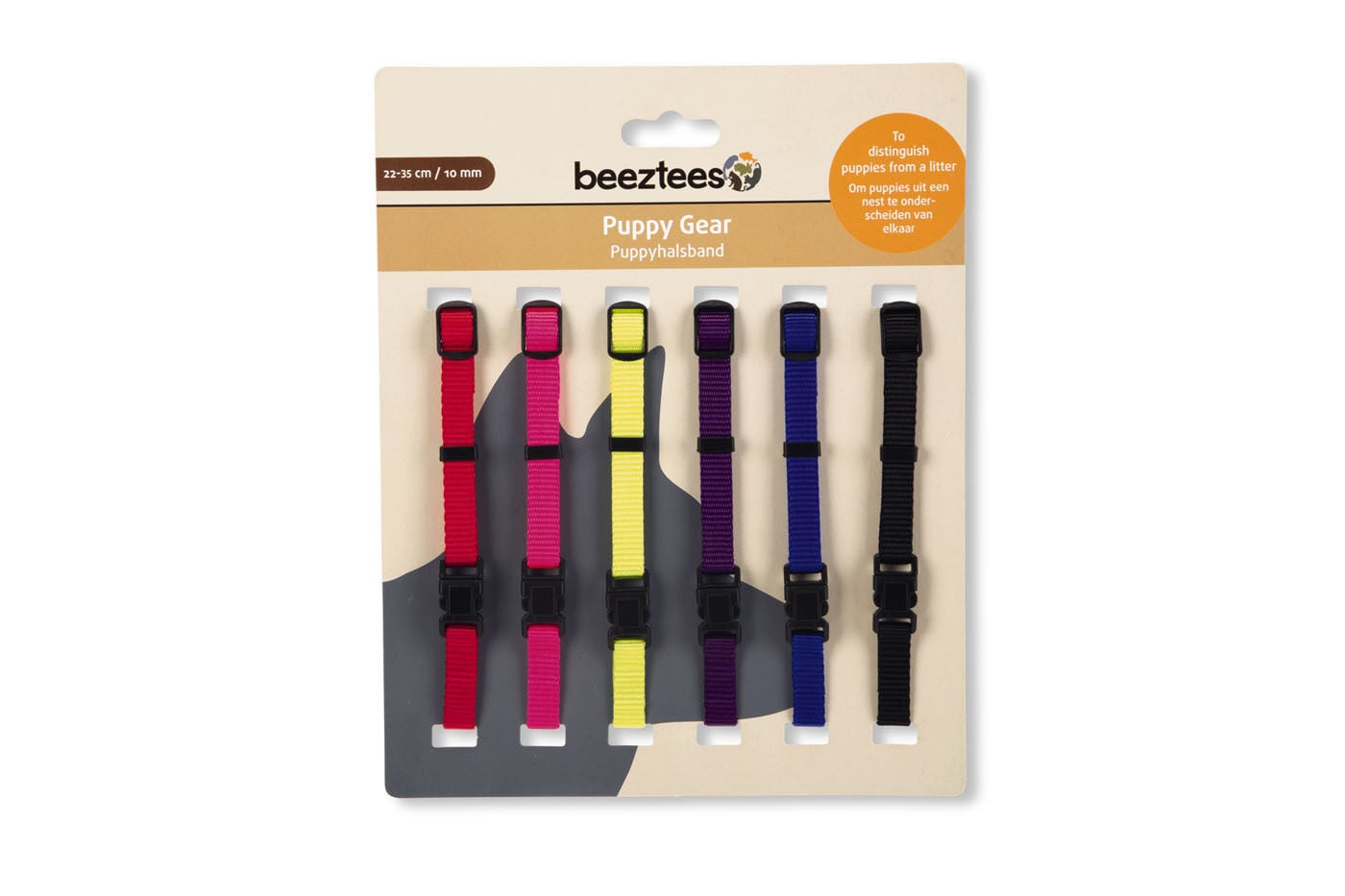 BEEZTEES - Halsband Pup - 6 stuks