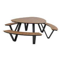 Lesli Living Arezzo - Picknickset - Teaklook - 1x24.5x1 cm