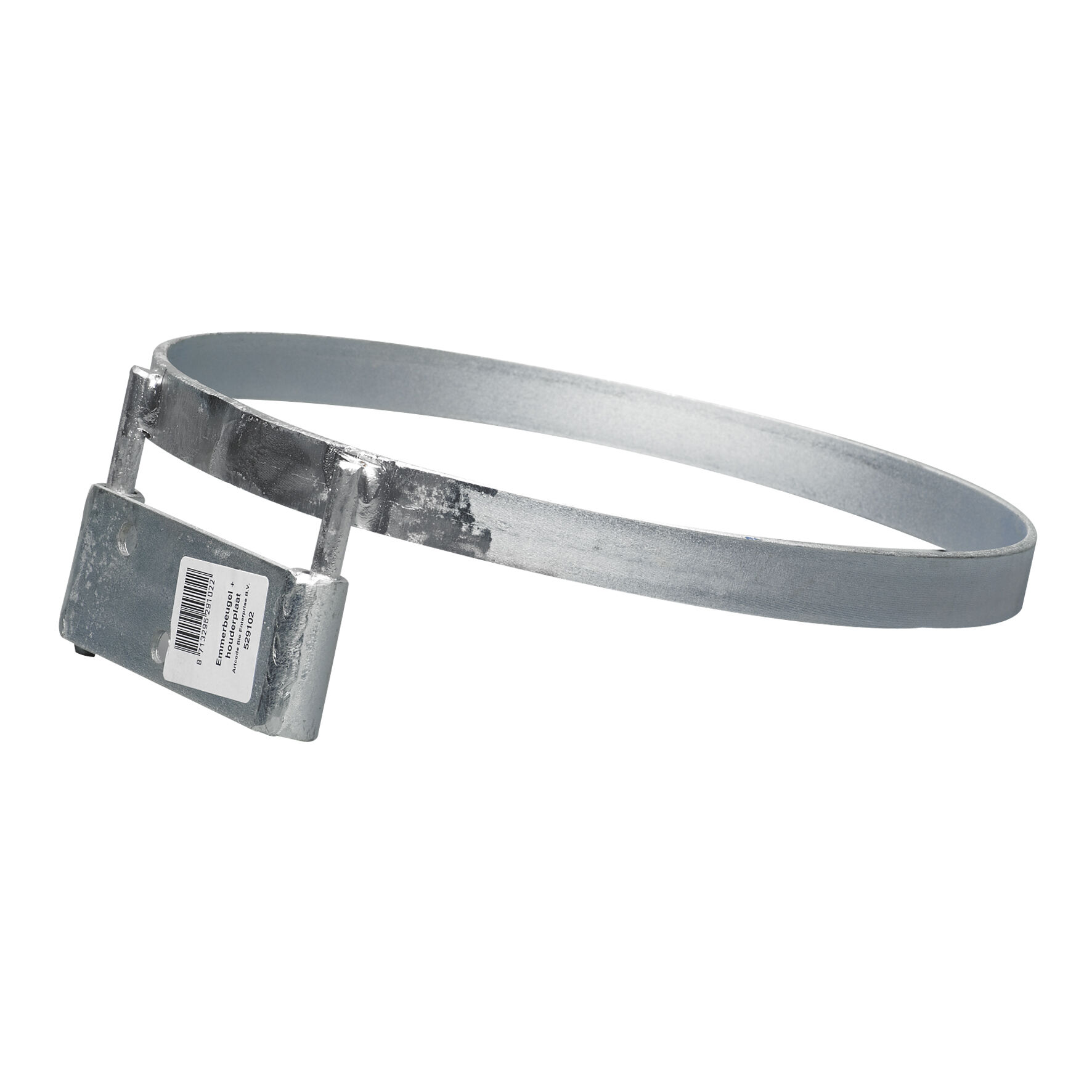 Emmerbeugel met houderplaat compleet