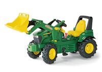 Rolly toys Farmtrac JD 7930 +lucht-banden+versnelling+rem+voorl. - Tractoren