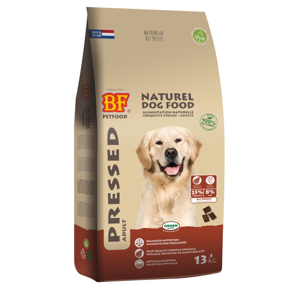 BF Petfood Adult Geperst - Hondenvoer - 13.5 Kilogram - rund, kip BF Petfood Adult Geperst - Hondenvoer - 13.5 Kilogram - rund, kip