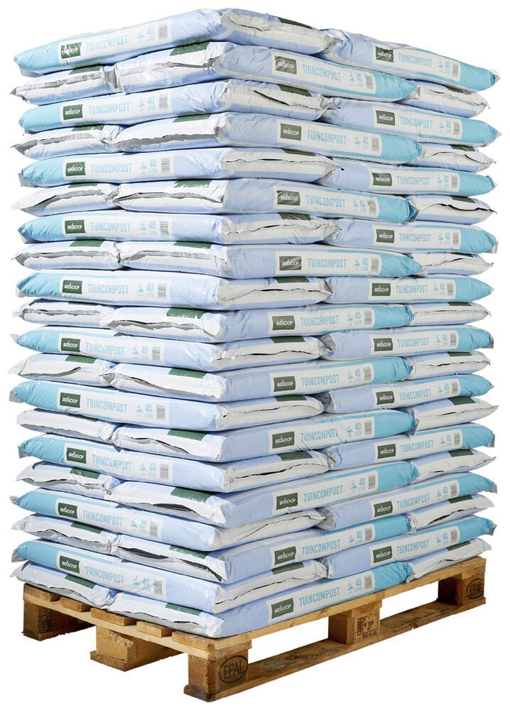 Welkoop Tuincompost - Tuincompost 40L Pallet - 60 Stuks Welkoop Tuincompost - Tuincompost 40L Pallet - 60 Stuks