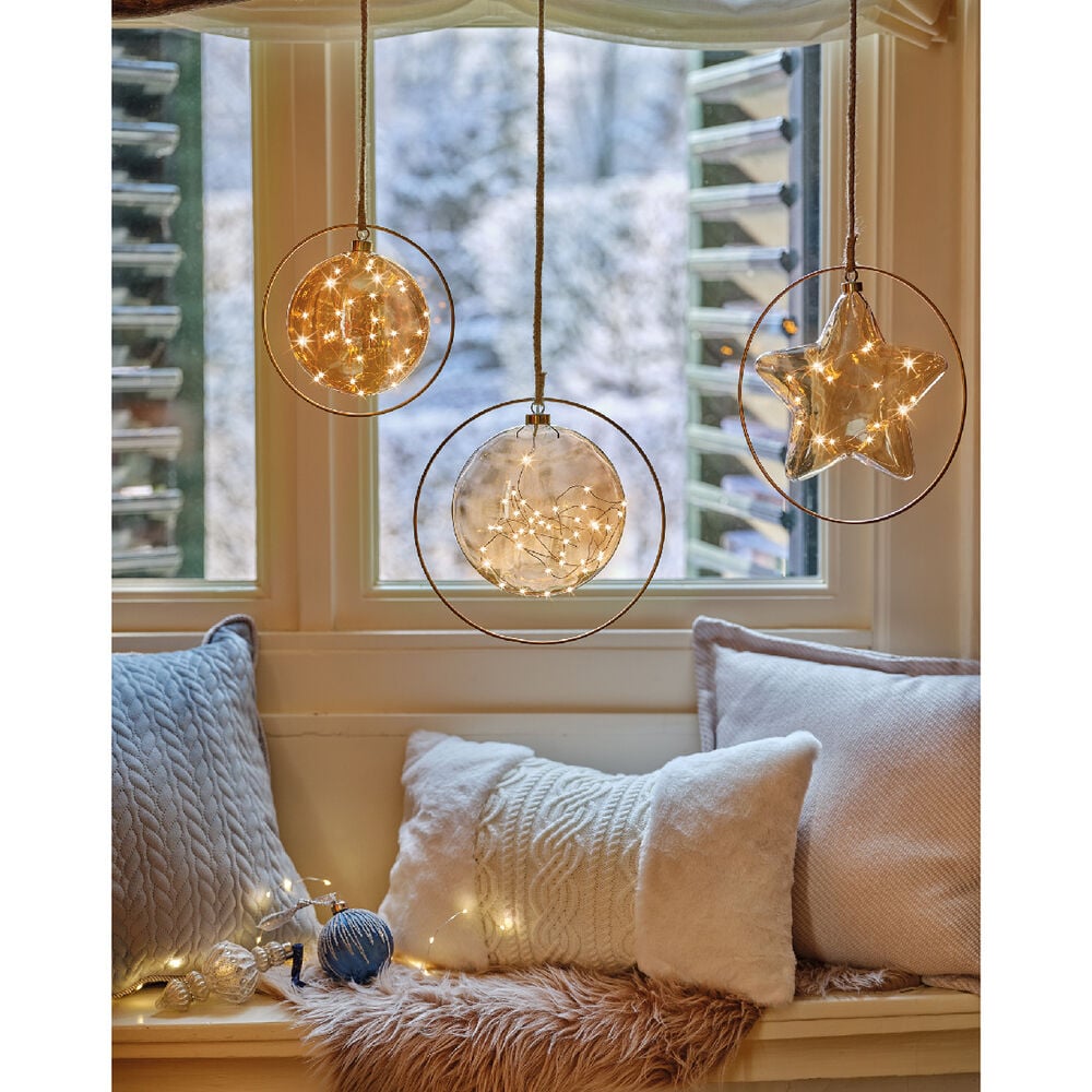 Lumineo LED Bal - Kerstverlichting - 30 - Amber / klassiek warm