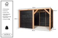 Voldux Maart - Schuilstal - Zwart