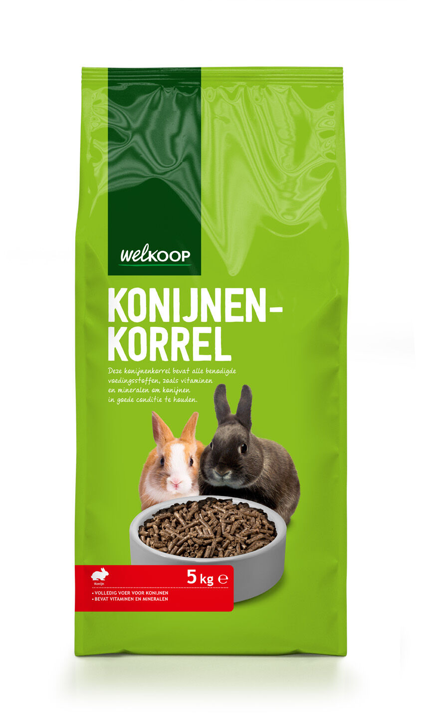 Welkoop Konijnenkorrel - 5 Kilogram Welkoop Konijnenkorrel - 5 Kilogram