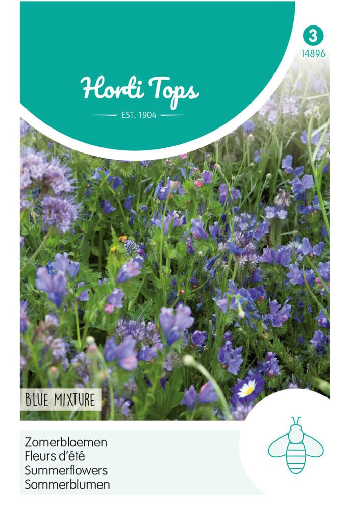 Hortitops Zomerbloemen Blauw - Bloemzaden Hortitops Zomerbloemen Blauw - Bloemzaden