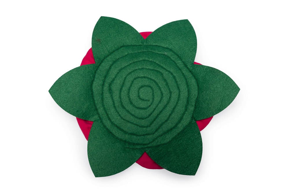 Beeztees Roos - Snuffelmat - Roze - 6x40x40 cm