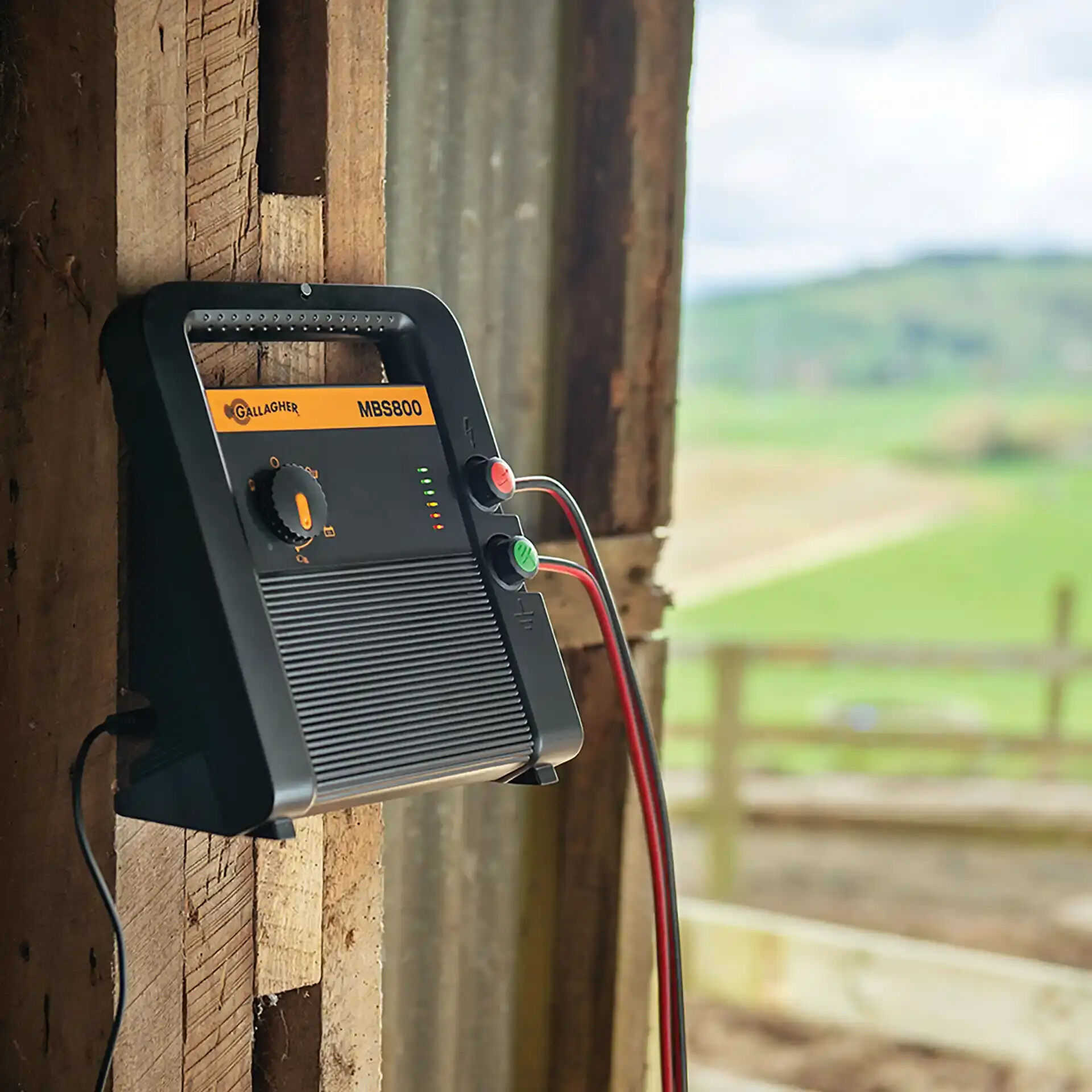 Gallagher MBS800 - Schrikdraadapparaten - 28 cm - Multi - 230V/12V/Solar - 4.9 Joule - 26 cm