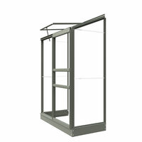 Royal Well Emma I - Muurkas - Groengrijs - 194x132x69 cm - Veiligheidsglas