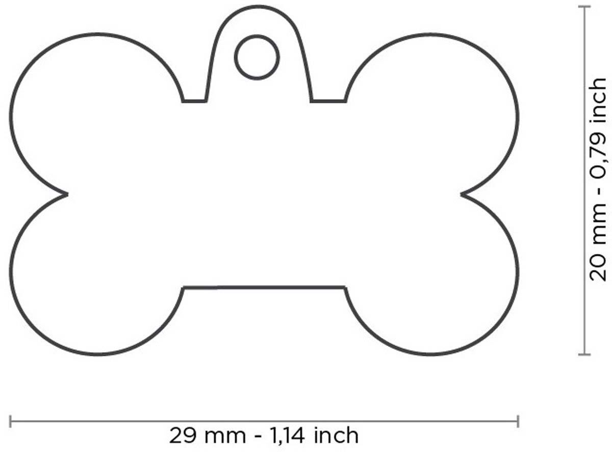 My Family Bot - Hondenpenning - chroom - S