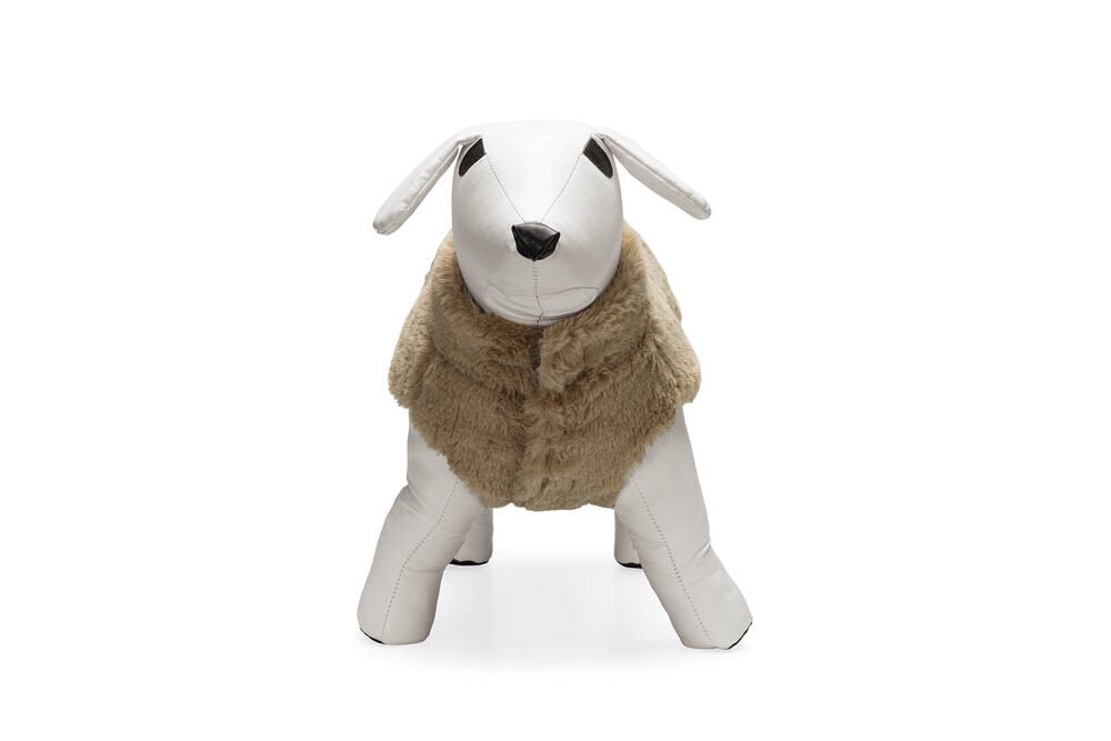 Designed by Lotte Victoria - Hondenjas - beige - XS