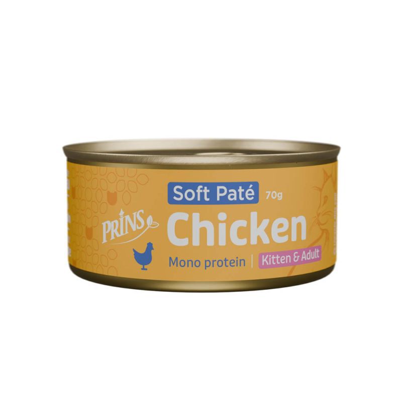 Prins Soft Paté - Kattenvoer - 70 Gram - kip
