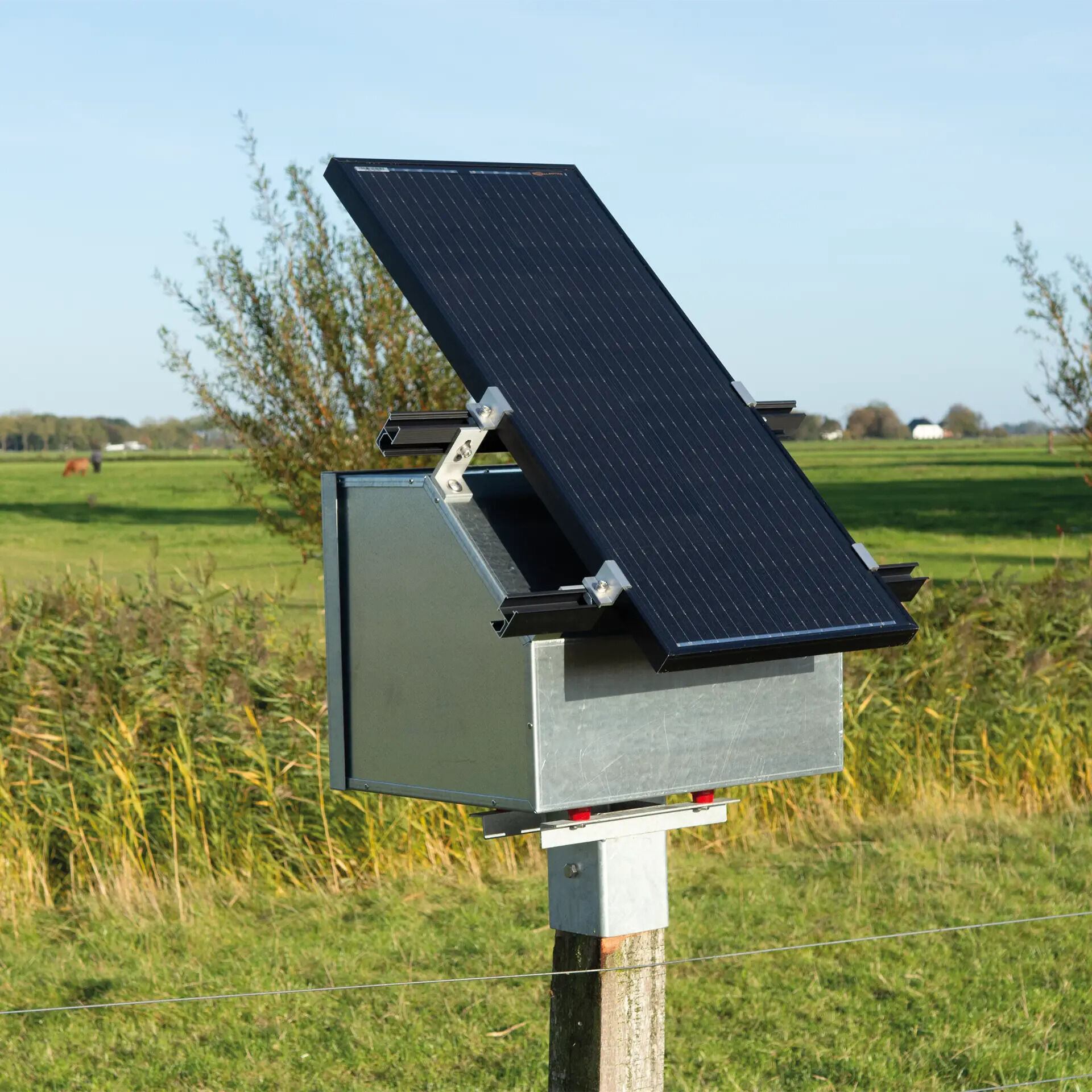 GallagherMBS400 solarbox inbraakwerend - Solar Schrikdraadapparaat - 28 cm - 25.7 cm