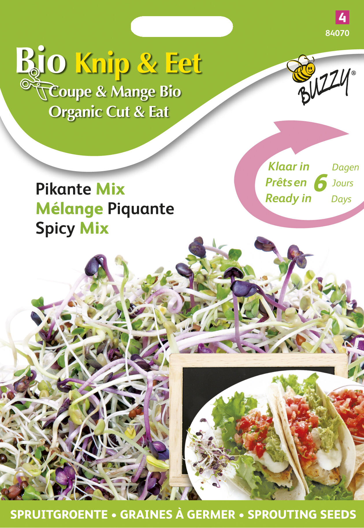 Buzzy® Organic Sprouting - Salademengsel pikant