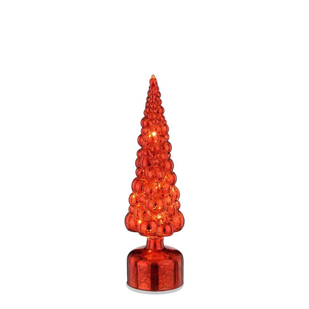 Mica Decorations Kerstboompje - Kerstdecoratie - Rood - 34x9.5 cm Mica Decorations Kerstboompje - Kerstdecoratie - Rood - 34x9.5 cm
