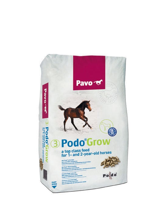 Pavo Podo Grow - Fokkerij - Paardenvoer - 20 Kilogram - Zak Pavo Podo Grow - Fokkerij - Paardenvoer - 20 Kilogram - Zak