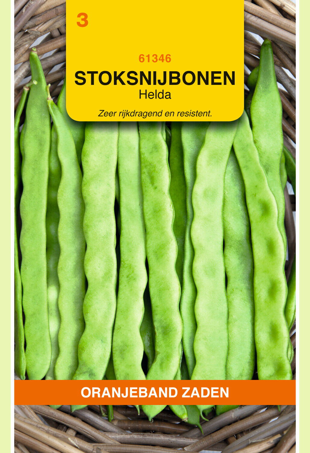 Oranjeband zaden Stoksnijbonen Helda - Groentezaden