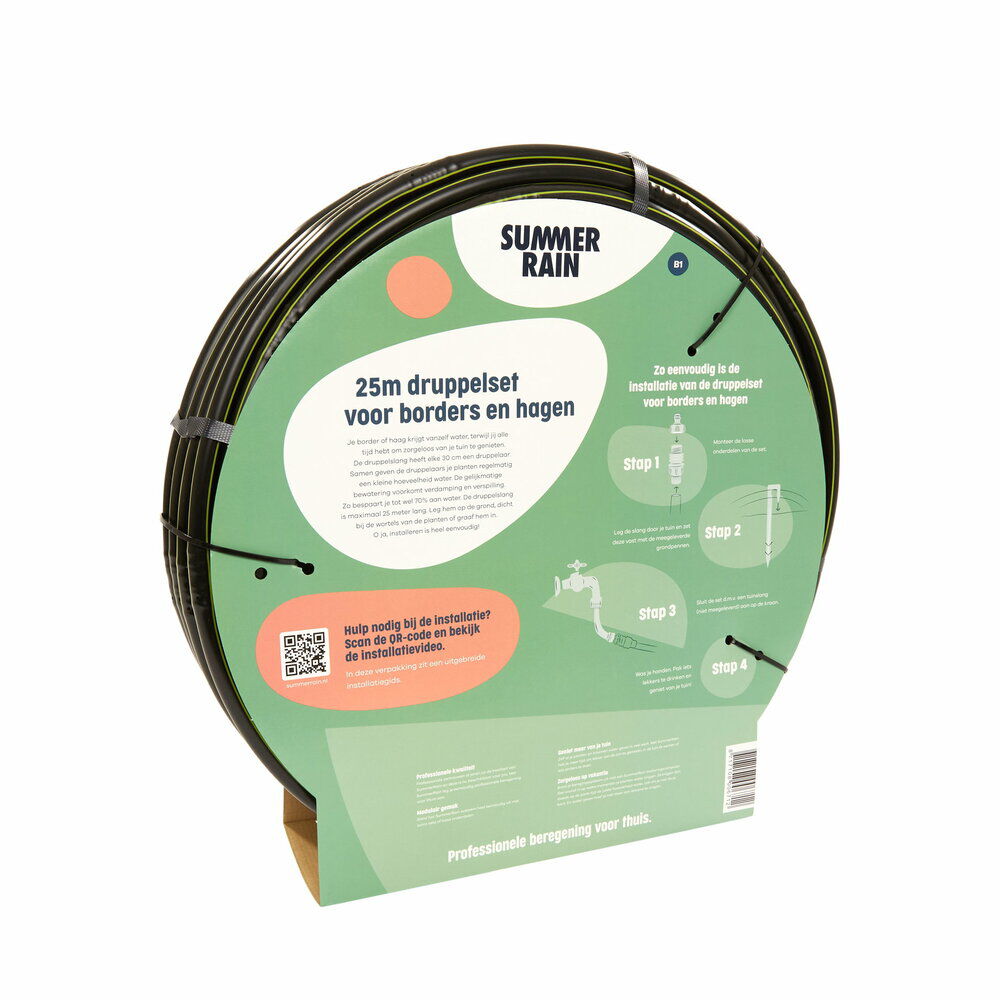 SummerRain Borders en hagen - Druppelset - 25m - 25 m