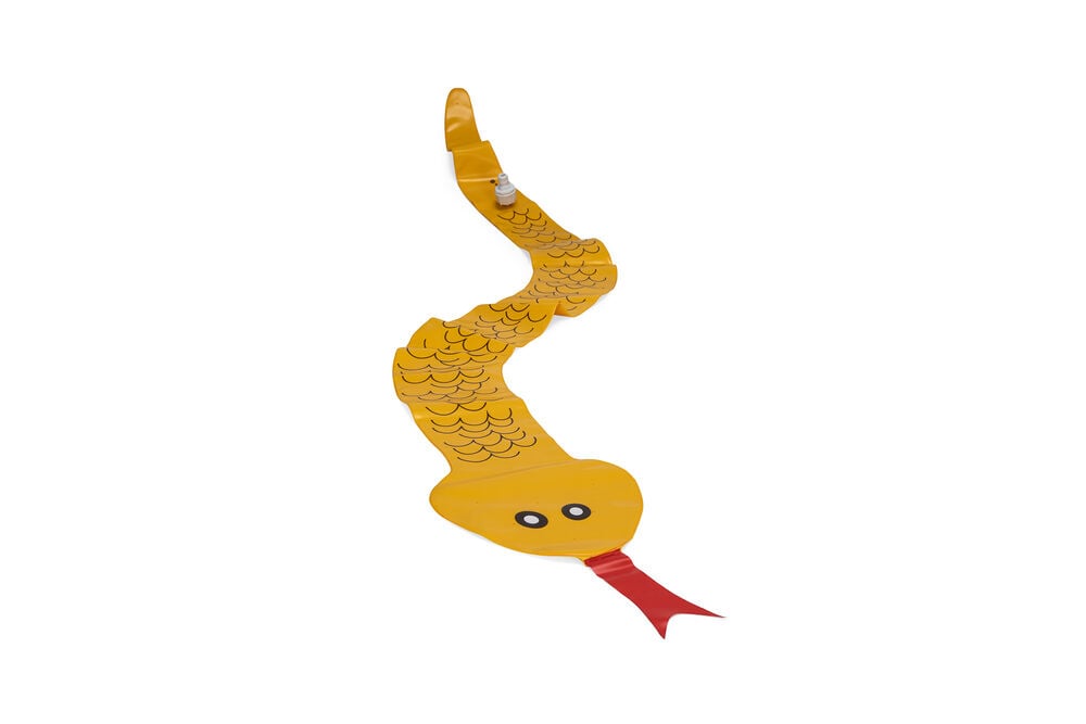 Beeztees Spashy Snake - Waterspeelgoed hond - Geel