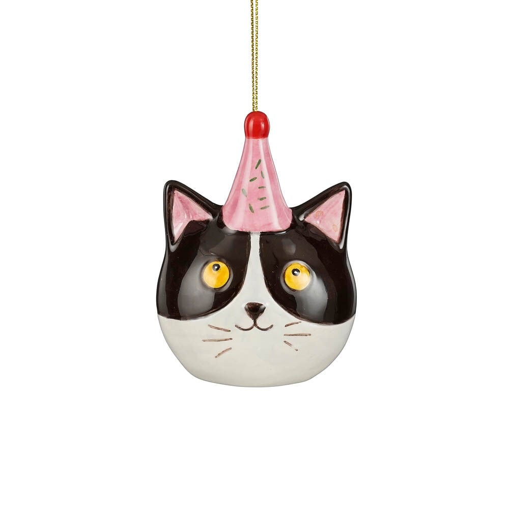 Mica Decorations Kat - Kerstornament - Zwart - 6.5x49x49 cm Mica Decorations Kat - Kerstornament - Zwart - 6.5x49x49 cm