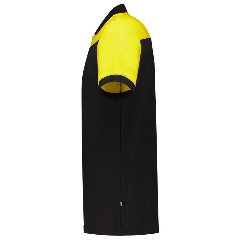 Tricorp Bicolor Naden  - Poloshirt - Zwart Geel - 3XL