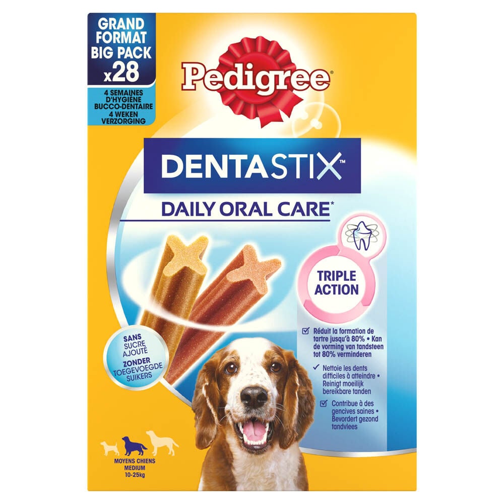 Pedigree Dentastix - Hondensnack - 28 Stuks - dental - M Pedigree Dentastix - Hondensnack - 28 Stuks - dental - M