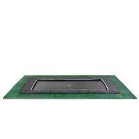 Exit Dynamic - Groundlevel trampoline - Zwart - 305x519 cm