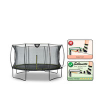 EXIT Silhouette - Trampoline - Zwart - 366 cm