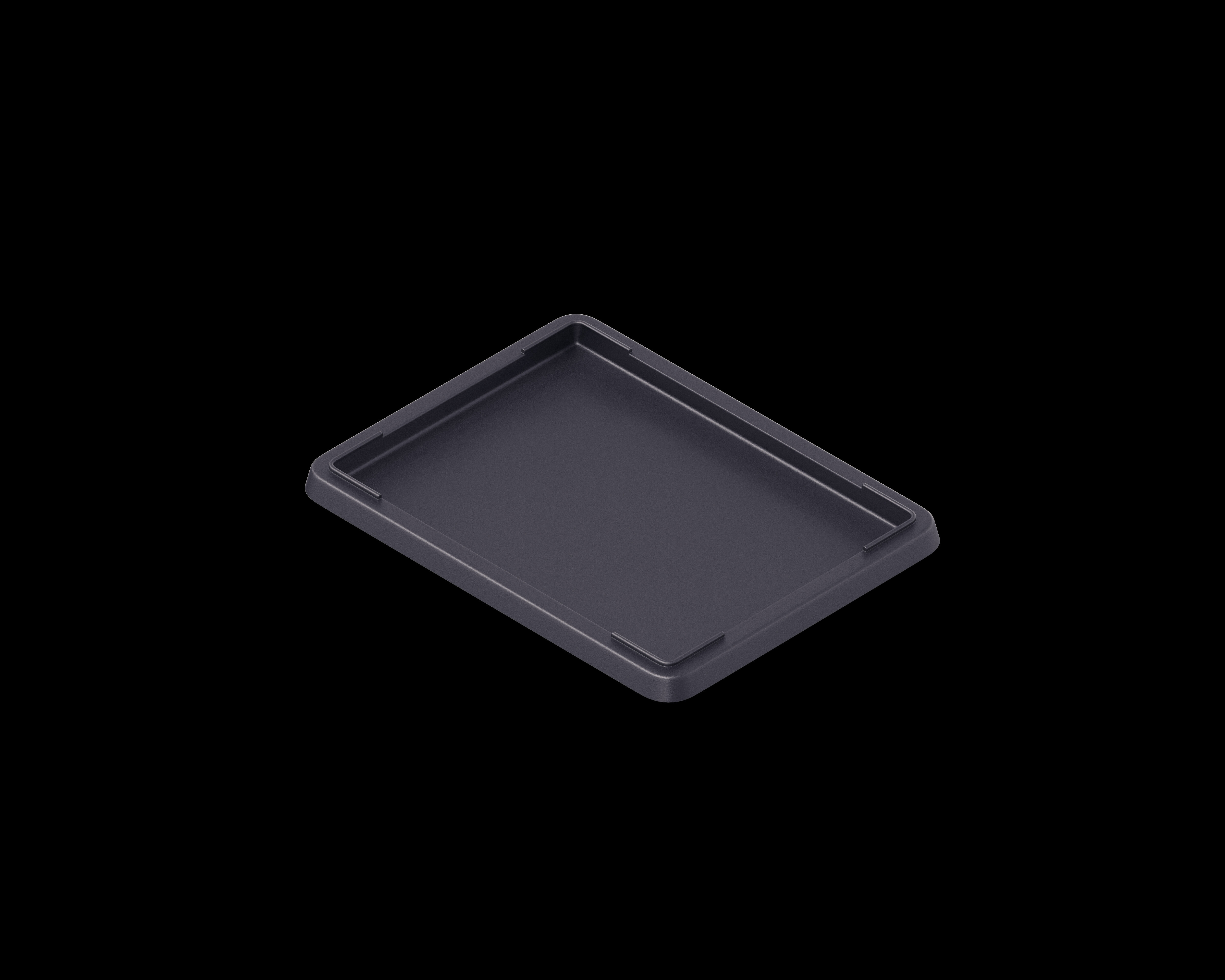 Upyard - Tray - Zwart - 4.7x80x60 cm Upyard - Tray - Zwart - 4.7x80x60 cm