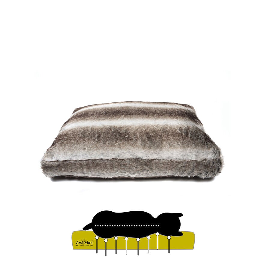 Lex & Max Royal - Orthopedisch Benchkussen - Grijs - 50x75x13 cm - M